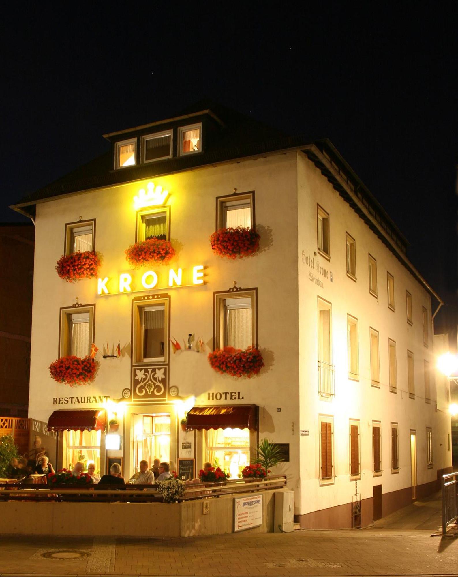 Hotel Krone Rüdesheim Rüdesheim am Rhein Exterior foto