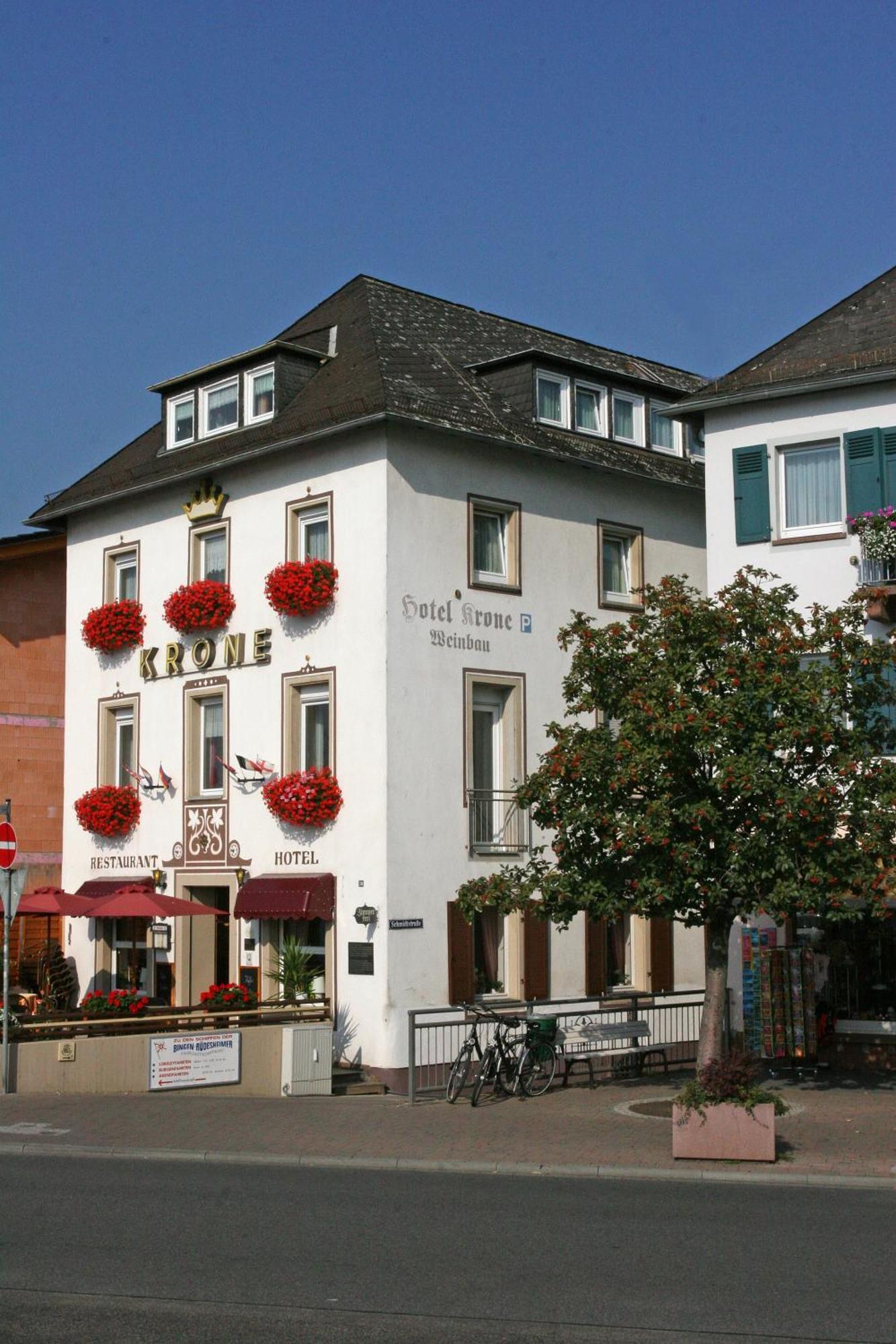 Hotel Krone Rüdesheim Rüdesheim am Rhein Exterior foto